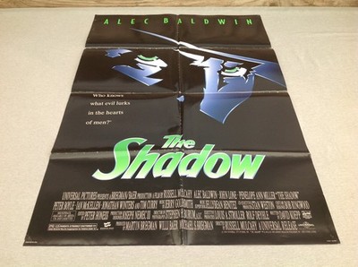1994 The Shadow Original Movie House Full Sheet Poster