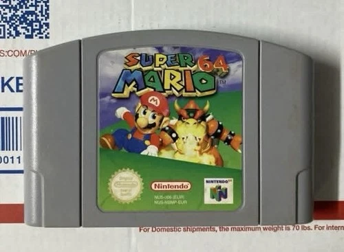 Super Mario 64 (Nintendo 64, 1998) N64 - 100% Authentic - MARIO BROS