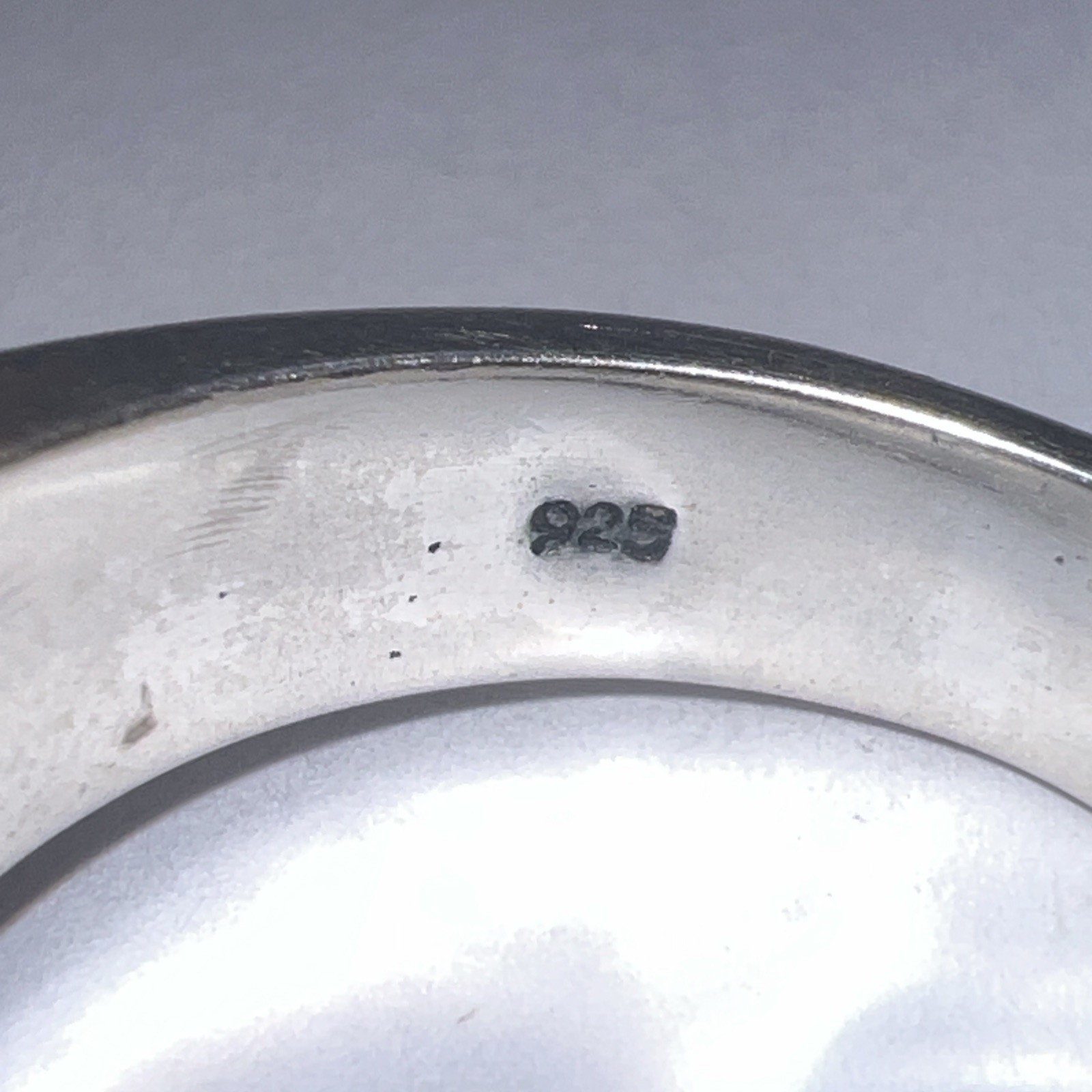 Floral Design Solid Sterling Silver Ring Size 10.… - image 7