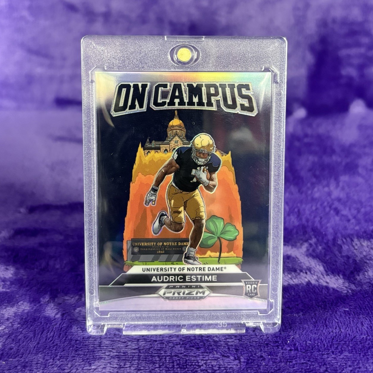 2024 Panini Prizm Draft Picks AUDRIC ESTIME On Campus 💥 Case Hit SSP