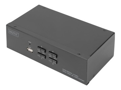 DIGITUS KVM / audio / USB switch 4 x KVM port(s) 1 local user DS-12882