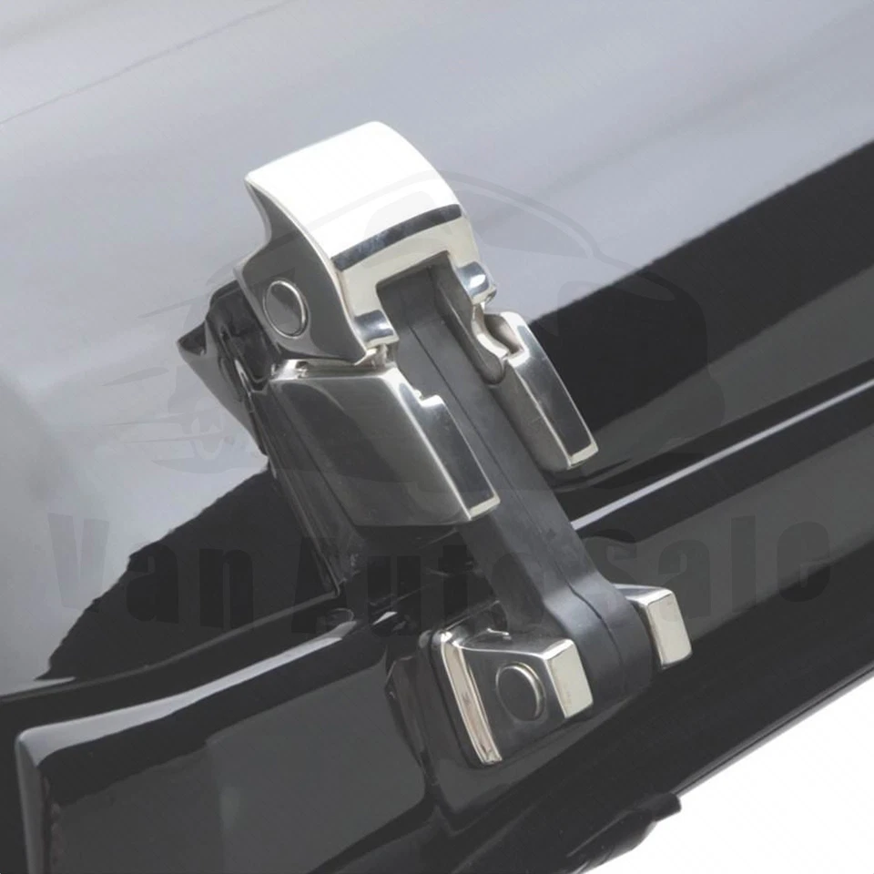 Pestillo de capó pulido plateado acero inoxidable Smittybilt para Jeep Wrangler 2007-2016 Foto 2 de 3