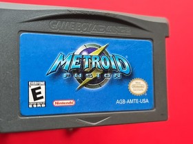 Metroid Fusion Nintendo Game Boy Advance Game Authentic Saves Flash Drive Ed.