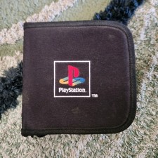 PlayStation PS1 Carrying Case for Game Discs licensed with 7 x PS1 games