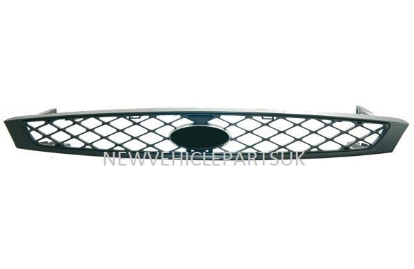 Fits Ford Focus 2002-2005 Front Top Centre Bumper Grille Black New