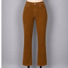 Vineyard Vines Womens Caramel Brown Corduroy Pants 28 Straight Bootcut 2P001378