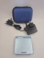 Nintendo Game Boy Advance SP Pearl Blue GBA - Tested