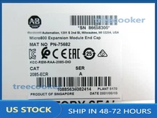 New Sealed AB 2085-ECR Micro800 Expansion Module End Cap 2085ECR