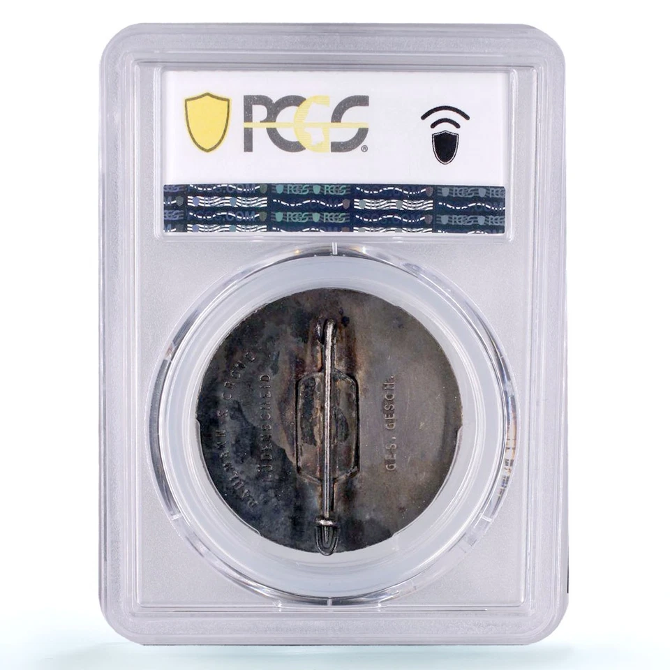 Germany Third Reich Hitler South Hanover C-210 AU 55 PCGS silvered AE medal 1934 - Image 4 of 4