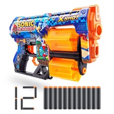 X-Shot Skins Dread Foam Blaster 12 Dart by ZURU x Sonic The Hedgehog Toy fo...