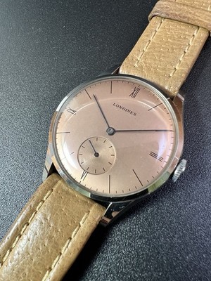 Longines Calatrava Rare Salmone Dial Cal 12.68Z Vintage MINT Condition