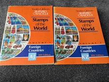 Stanley Gibbons Stamps of the World Catalogues 1991 Edition volumes  1 & 2