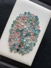 50 carats Blue Color Tourmaline Slices from afganistan