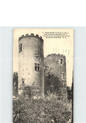 Cinq-Mars-la-Pile Les Ruines du Chateau