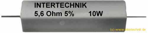 Intertechnik Résistances en Céramique 10 Watt 100 Ohm 2 Pièce - Afbeelding 1 van 2