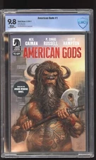 American Gods 1 CBCS 9.8 Glenn Fabry Cover Dark Horse 2017