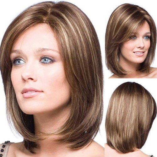 Women Real Natural Short Wavy Pixie Cut BOB Curly Wig Ladies Cosplay Hair Wigs - Picture 26 of 51