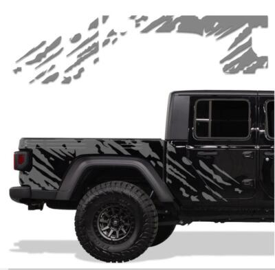 #ad For Jeep Gladiator 2018 2023 Graphics Mud Splash Car Side Stickers Vinyl Decals $59.19