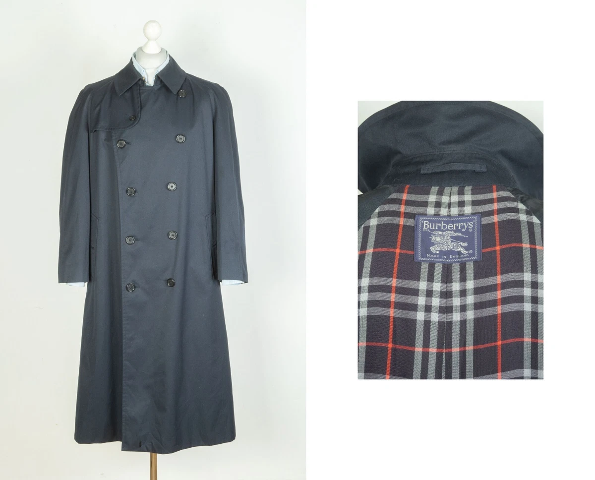 Мужские пальто Burberry Blue Trench - огромный выбор по лучшим