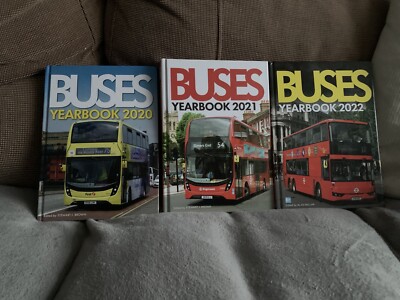 Buses Year book 22, 21 & 20 £ worth up to £60 & im selling at £35