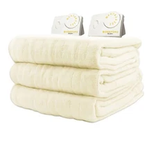 Mens Electric Blanket Best Cheap Portable RV Heating 84 in x 90 in Queen Fleece