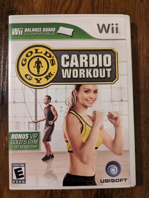 Gold's Gym Cardio Workout (Nintendo Wii, 2009) CIB