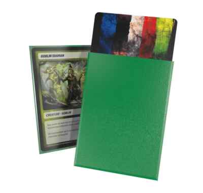 2 pks of 100 (200) Ultimate Guard Cortex Matte Green Standard Sized Card Sleeves