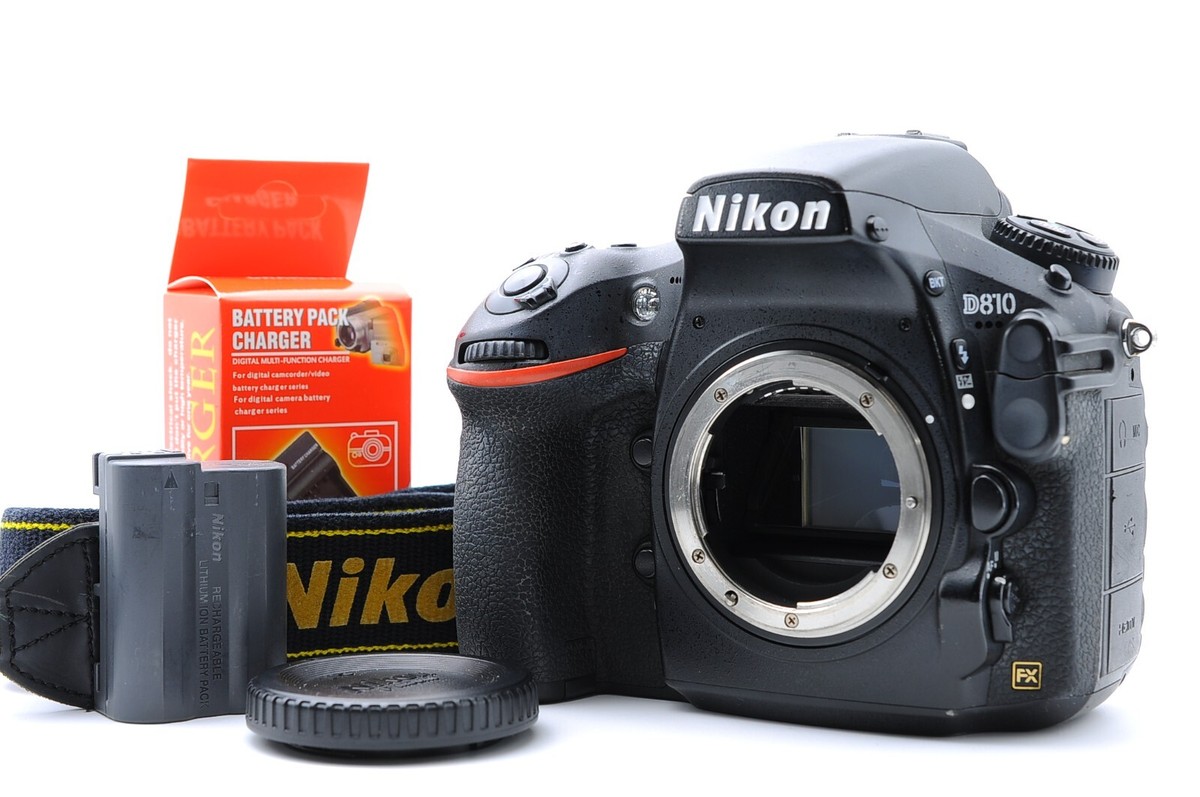 Near Mint Nikon D810 36.3MP Body Digital SLR Camera w/ Strap Near Mint Nikon D810 36.3MP Body Digital SLR Camera w/ Strap