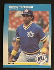 1987 Fleer Danny Tartabull Baseball Card #598 Mariners OF PR/FR O/C