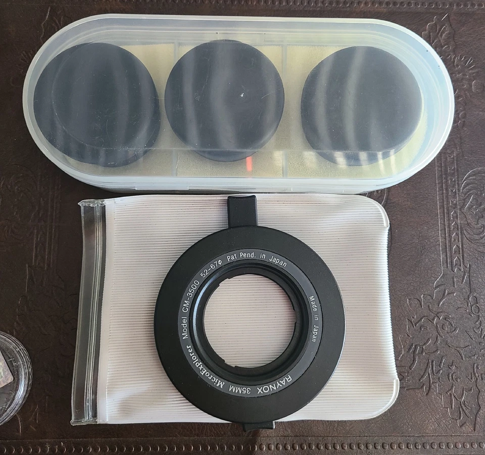 Juego Microexplorador Rynox 35mm De Colección Lente Microscópica Cm 3500 6x 12x 24x Foto 3 de 4