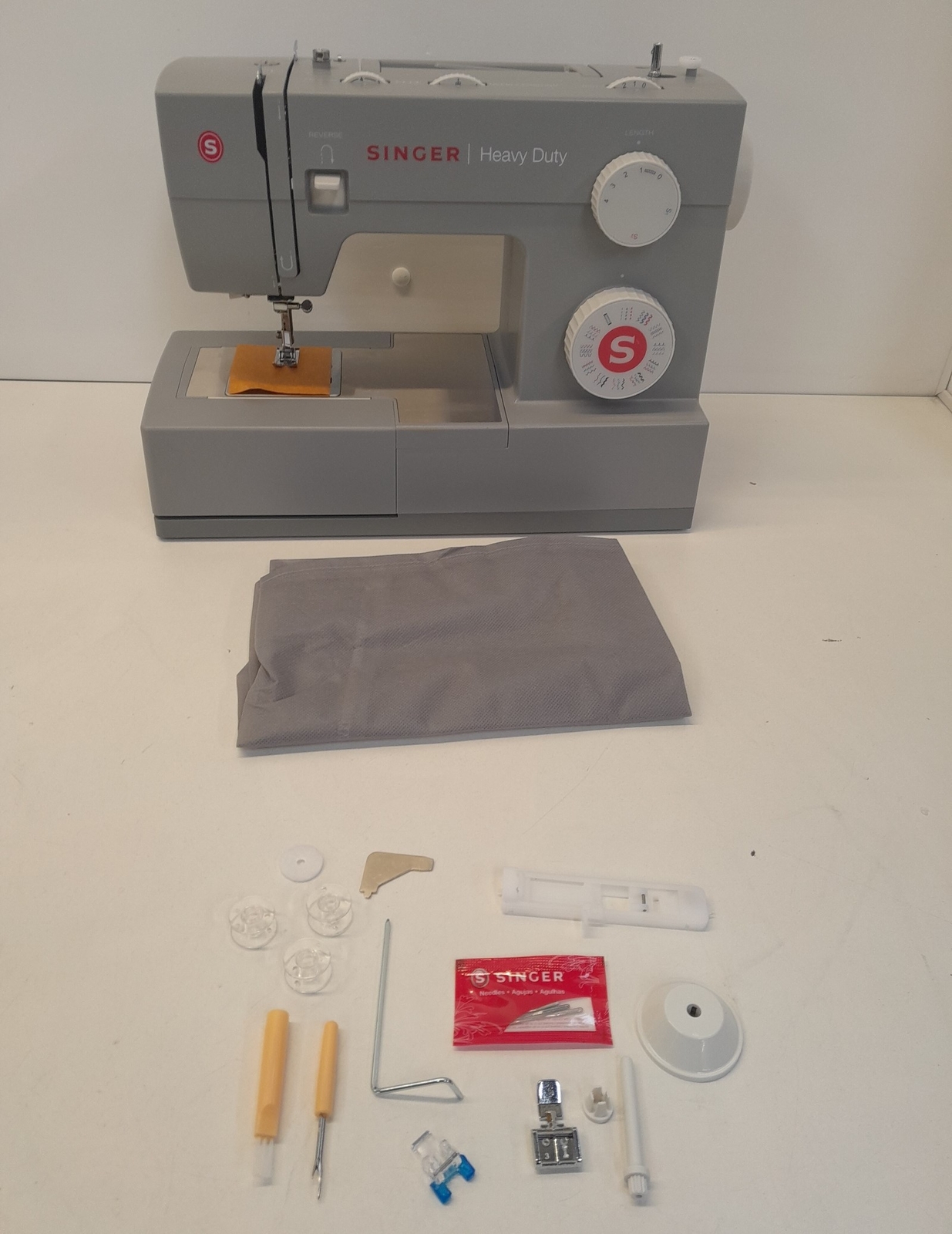 Singer Heavy Duty 4432 Sewing Machine Grey (Untested/Has power) eBay