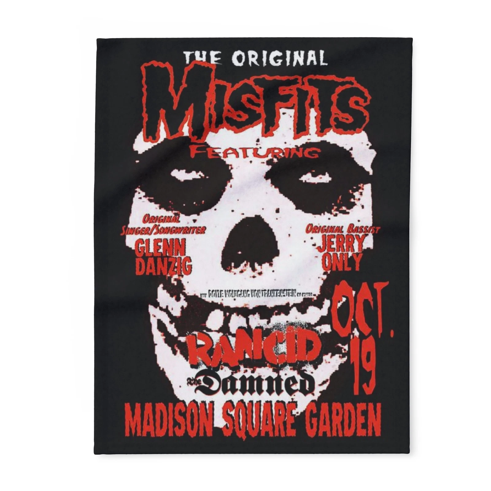 The Misfits Fleece Blanket