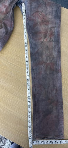 $295 Purple Brand P001 34x34 Distressed Rusted Tie Dye 33 Splatter Skinny Slim - Picture 10 of 10