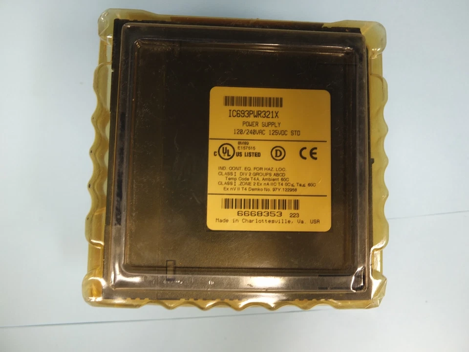 GE FANUC SERIES 90-30 - IC93PWR321X - POWER SUPPLY 120/240 VAC 125VDC - Image 2 of 3