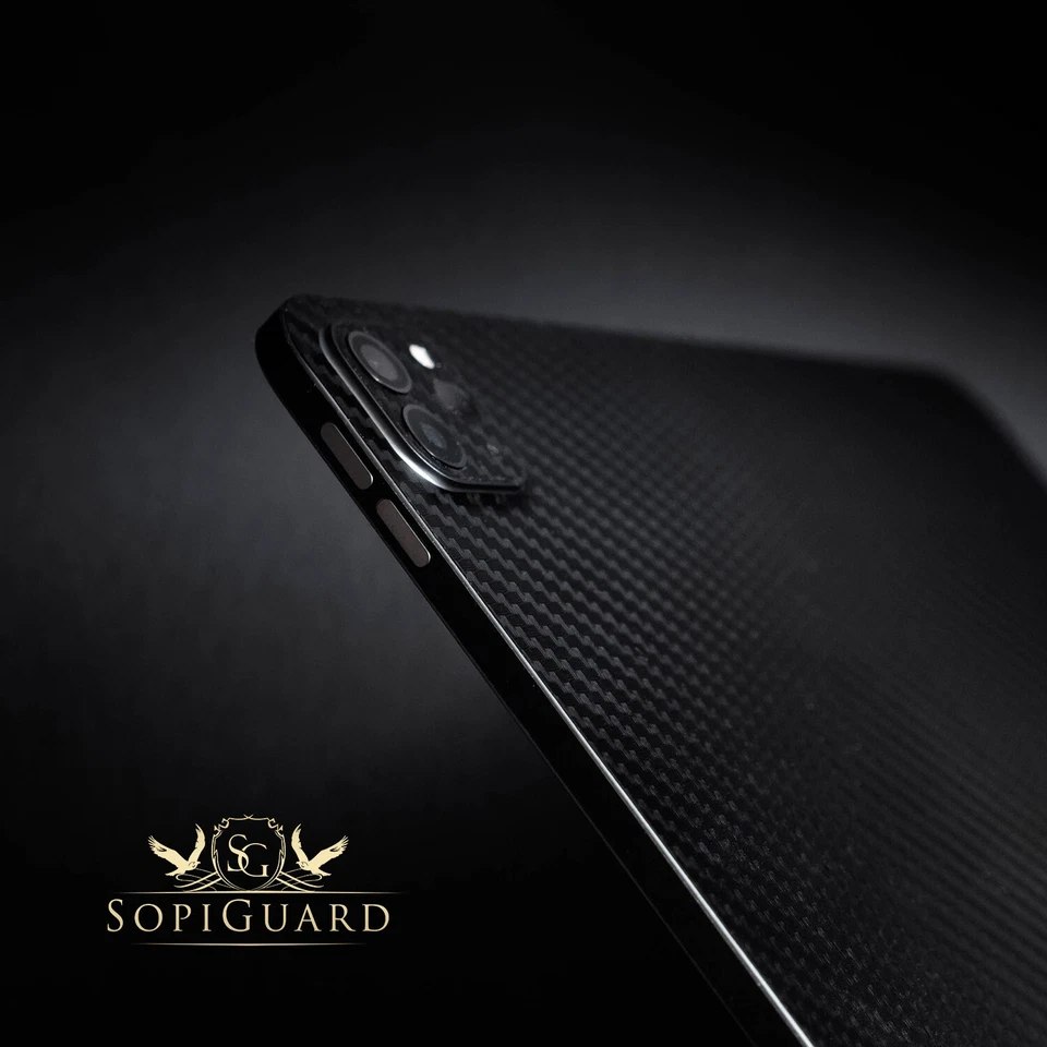 SopiGuard 3M Carbon Sticker Skin for 2020 Apple iPad Pro 11" 2nd Gen (A2228) - Image 2 of 4