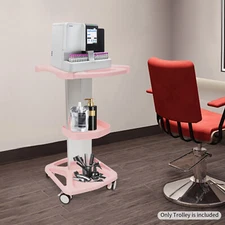 SPA Salon Trolley Stand Rolling Cart Storage F/ Ultrasonic Cavitation Machine