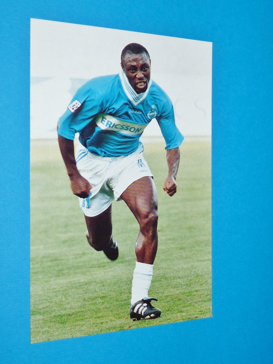 Carte Postale Makelele OM Marseille 1997-1998 - Très Bon état