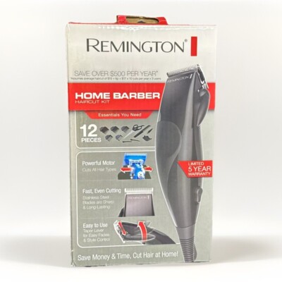 Remington Home Barber Haircut Kit 12 Pieces **NEW**
