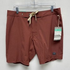 Linksoul Mens Redwood Hybrid Golf Tie Waist Pocket Chino Boardwalker Shorts 34