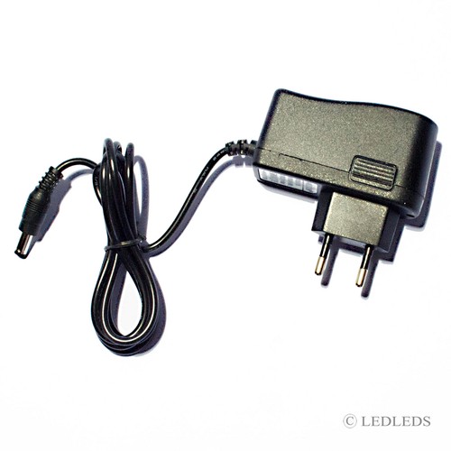 Trasformatore AC/DC 12V 1A FAST WORLD - Alimentatore Da Rete 220V Con Spina Italiana Per LED E Videosorveglianza