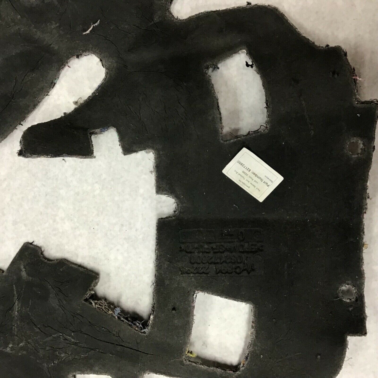 Maserati GranTurismo M145 Tunnel Front Insulation 2015 82172800