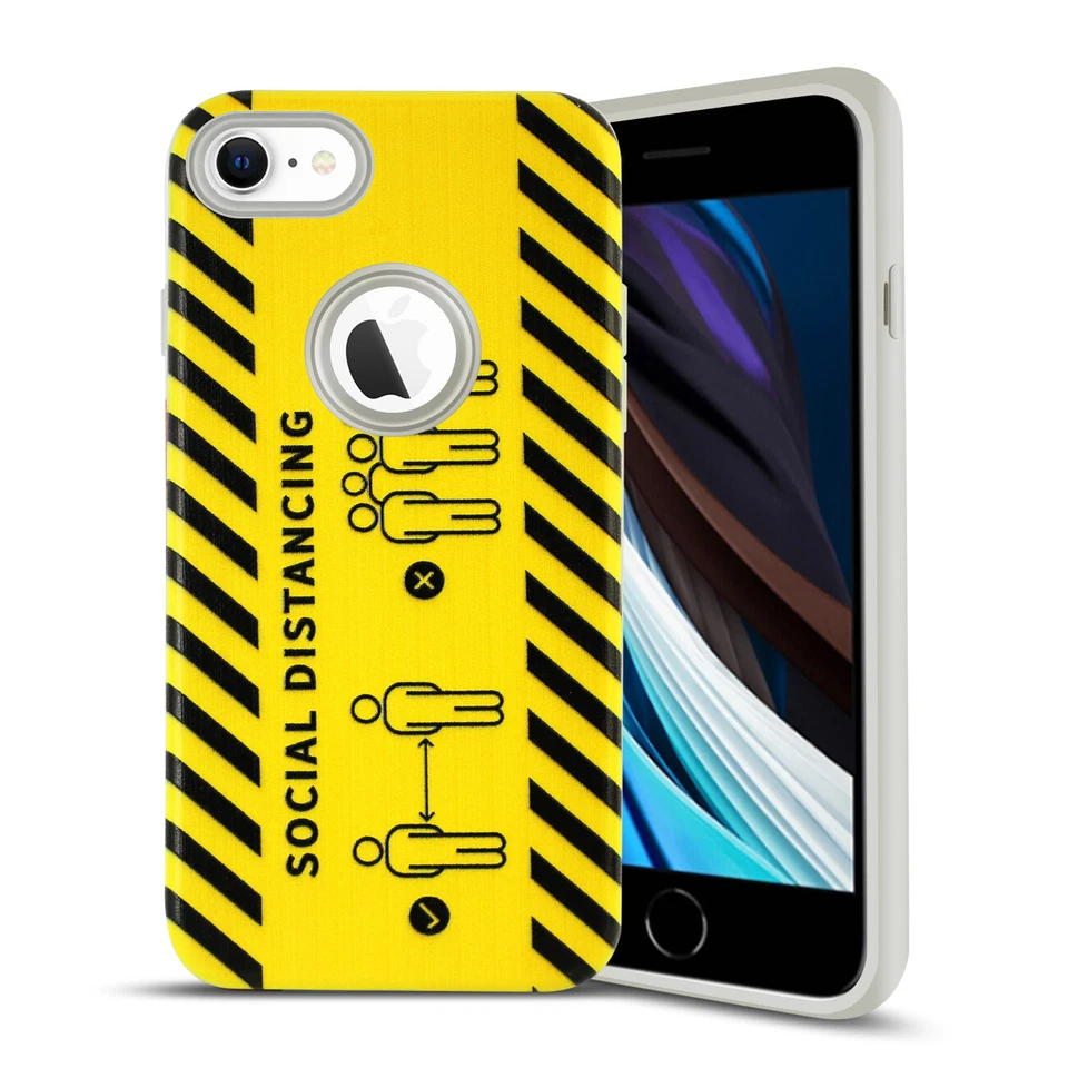 Funda Reiko APPLE IPHONE 7/8/SE2 Diseño Distanciamiento Social Foto 3 de 4