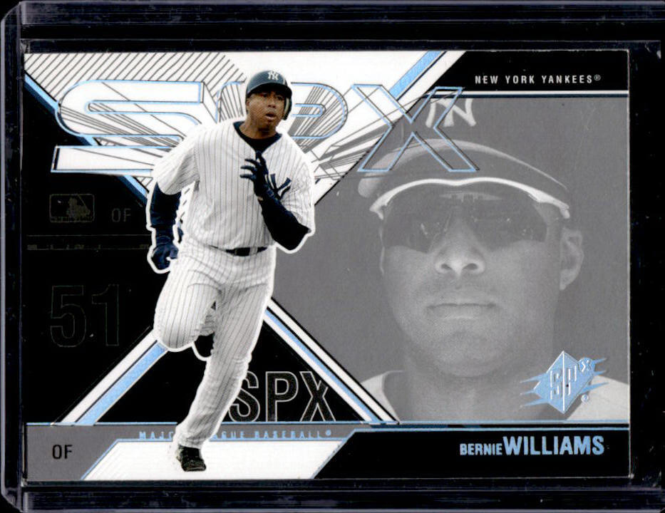 2003 Upper Deck SPX Bernie Williams #81 Yankees