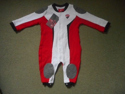 DUCATI CORSE 14 BABY SLEEPSUIT~6 MONTHS~100% COTTON~NEW~RRP £400