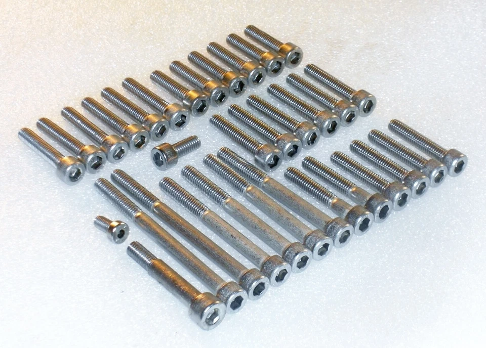 Yamaha XT660 Tenere 2004-16 MT03 Motor y Cilindro 80 piezas Kit de Pernos Allen de Acero Inoxidable Foto 4 de 4