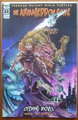 TMNT ''ARMAGEDDON GAME-OPENING MOVES'' #1..WALTZ/PE..IDW 2022 1ST PRINT..VFN+