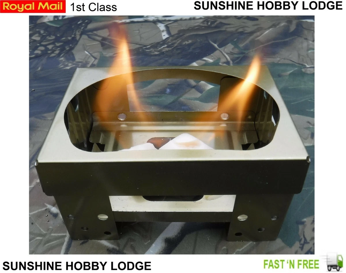 Hexamine Solid Fuel Stove British Army Issue Hexi Cooker Heater 5/12  Tablets New | eBay