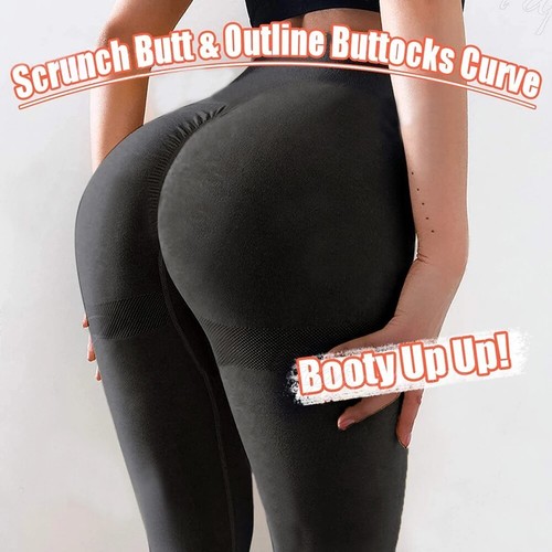 High Waist Leggings Scrunch Yoga Pants 