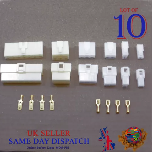 Weg Pin Stecker Steckschlüsselsatz Auto Motorrad Roller 10 mm x 6,3 mm 