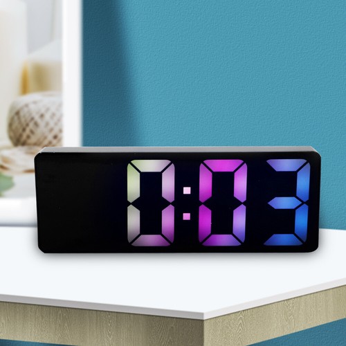 LED Display Small Table Clock Bedroom Alarm Clock Table Alarm Clock - Picture 11 of 12